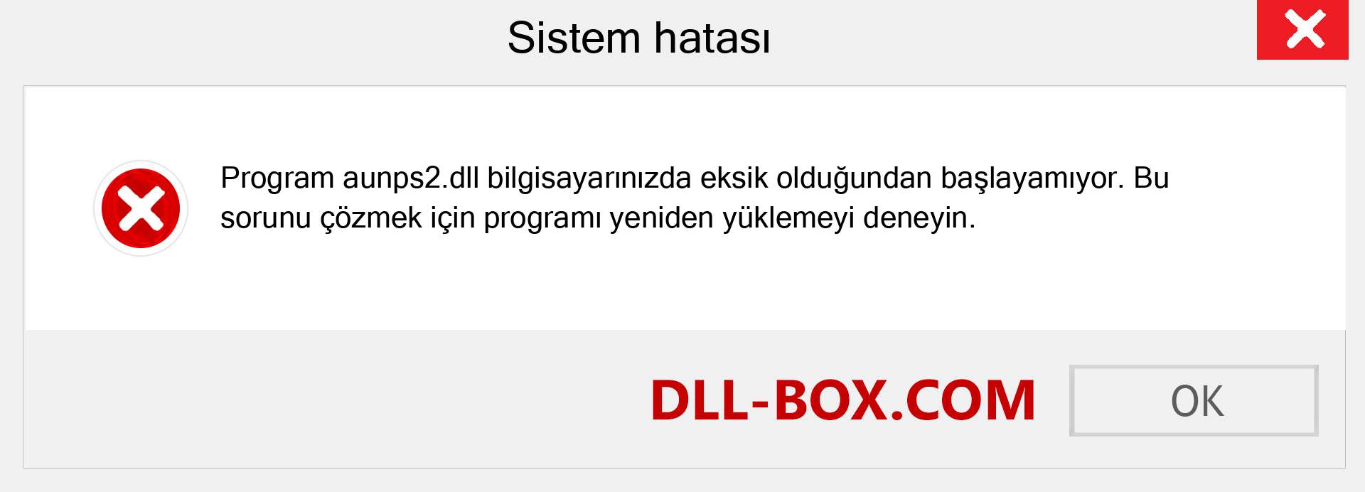 aunps2.dll dosyası eksik mi? Windows 7, 8, 10 için İndirin - Windows'ta aunps2 dll Eksik Hatasını Düzeltin, fotoğraflar, resimler